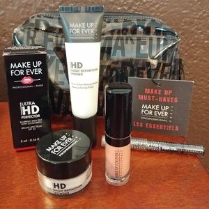 Make Up Forever HD Powder, Perfector, Primer, Eyes